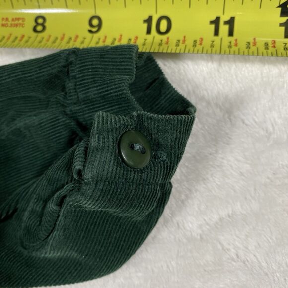 Karla Lacayo Pour Vive Le Fete Girls 18M Christmas Dress Santa Green Corduroy - Picture 7 of 10